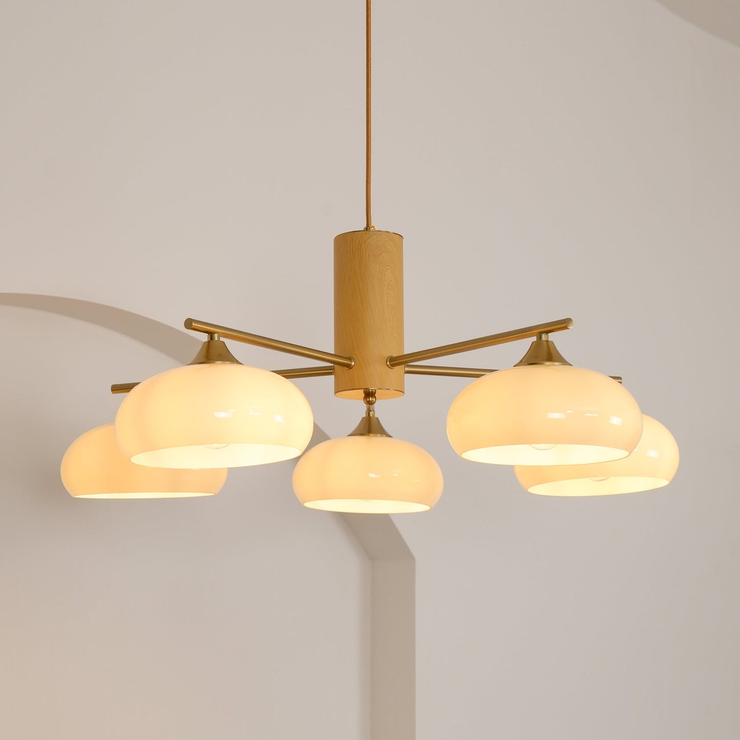 Roni – Lustre Ovale Persimmon