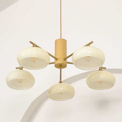 Roni – Lustre Ovale Persimmon