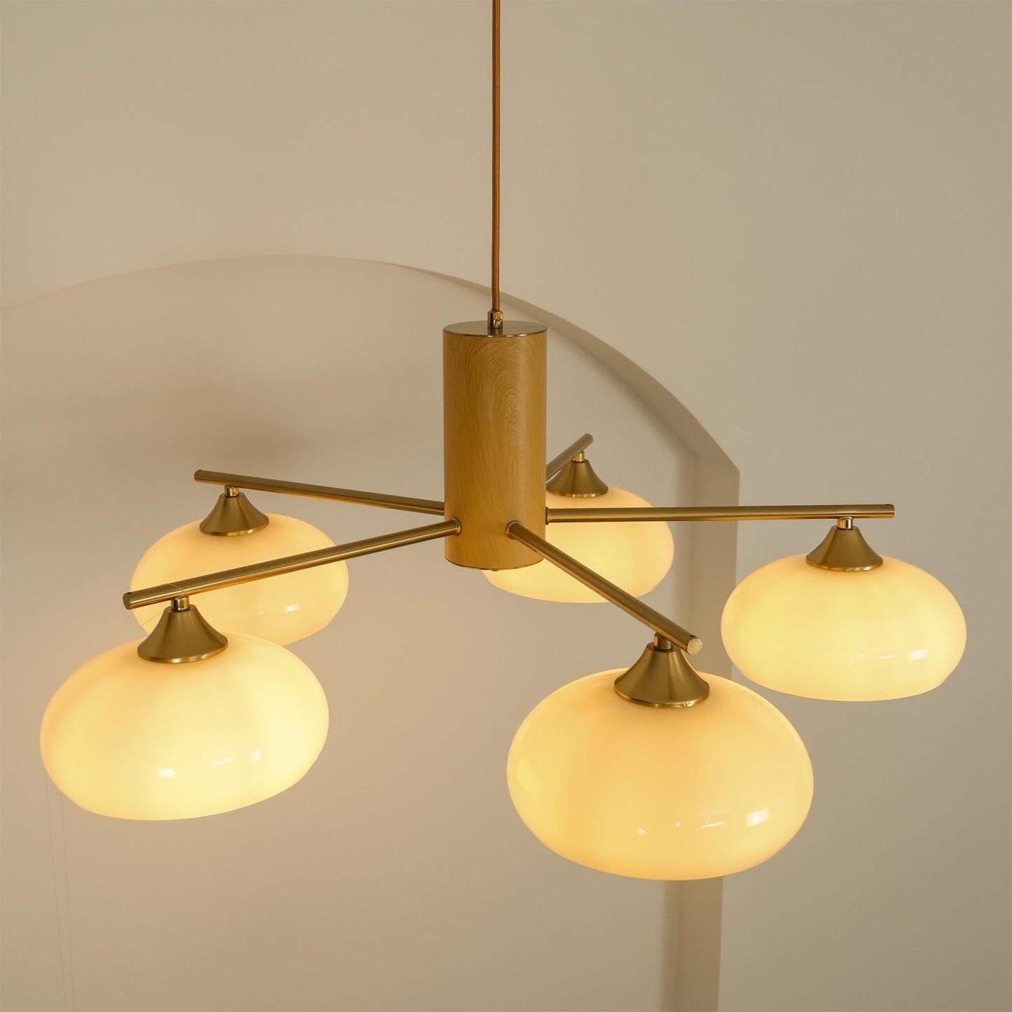 Roni – Lustre Ovale Persimmon