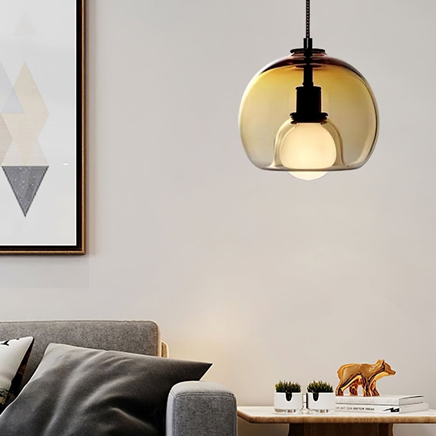 Mila – Suspension en Verre Créative Postmoderne