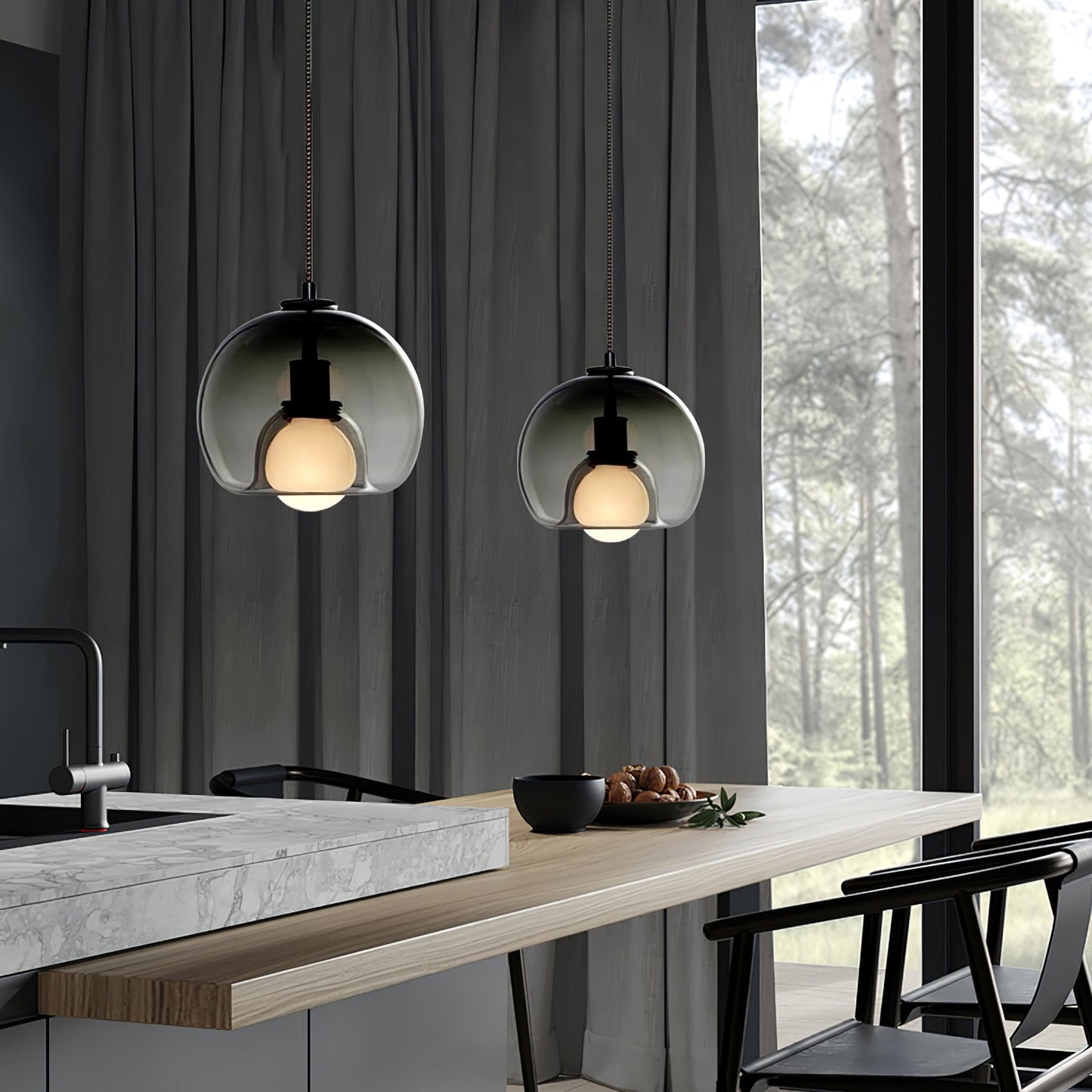 Mila – Suspension en Verre Créative Postmoderne
