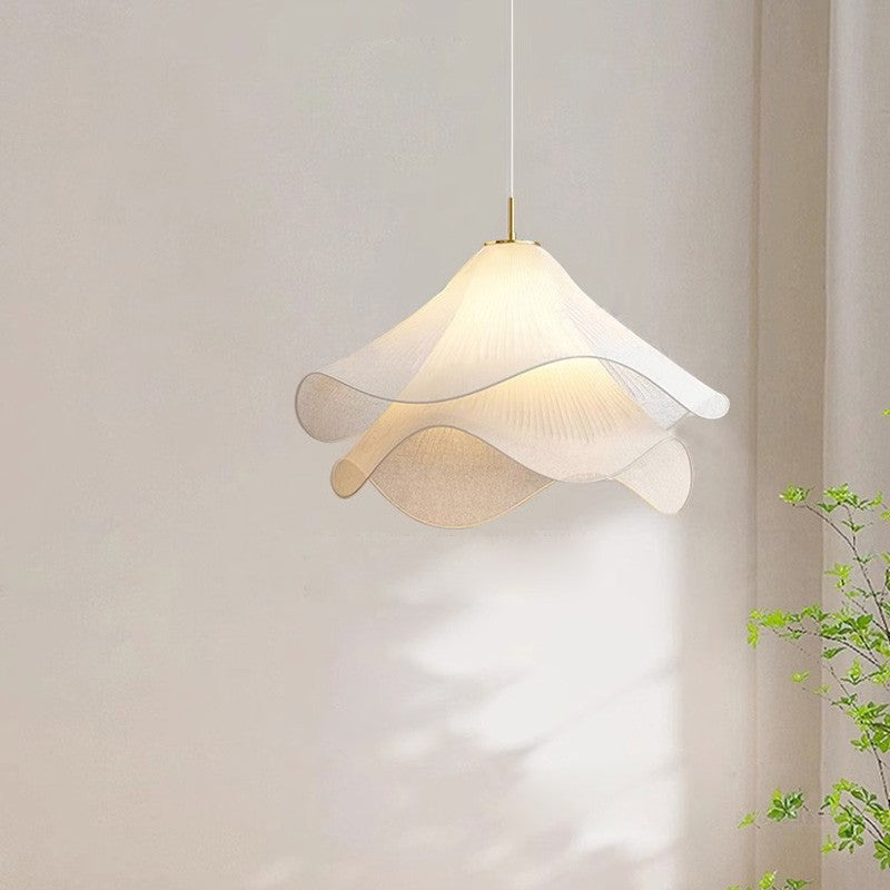 Elayne – Lustre en tissu nordique style Cream