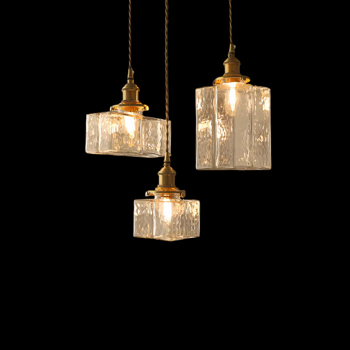 Kian – Lampe Suspendue en Verre Élégante