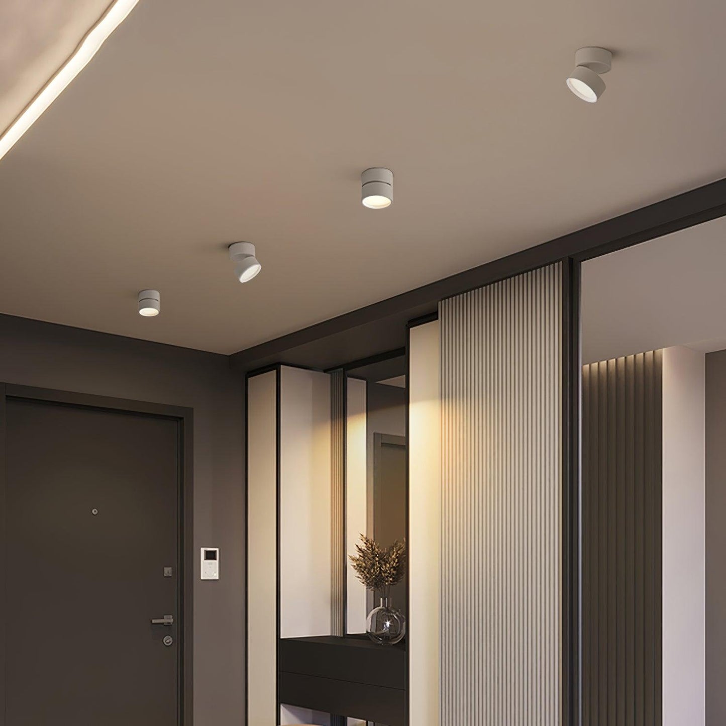 Fayla – Lampe encastrable en aluminium compacte