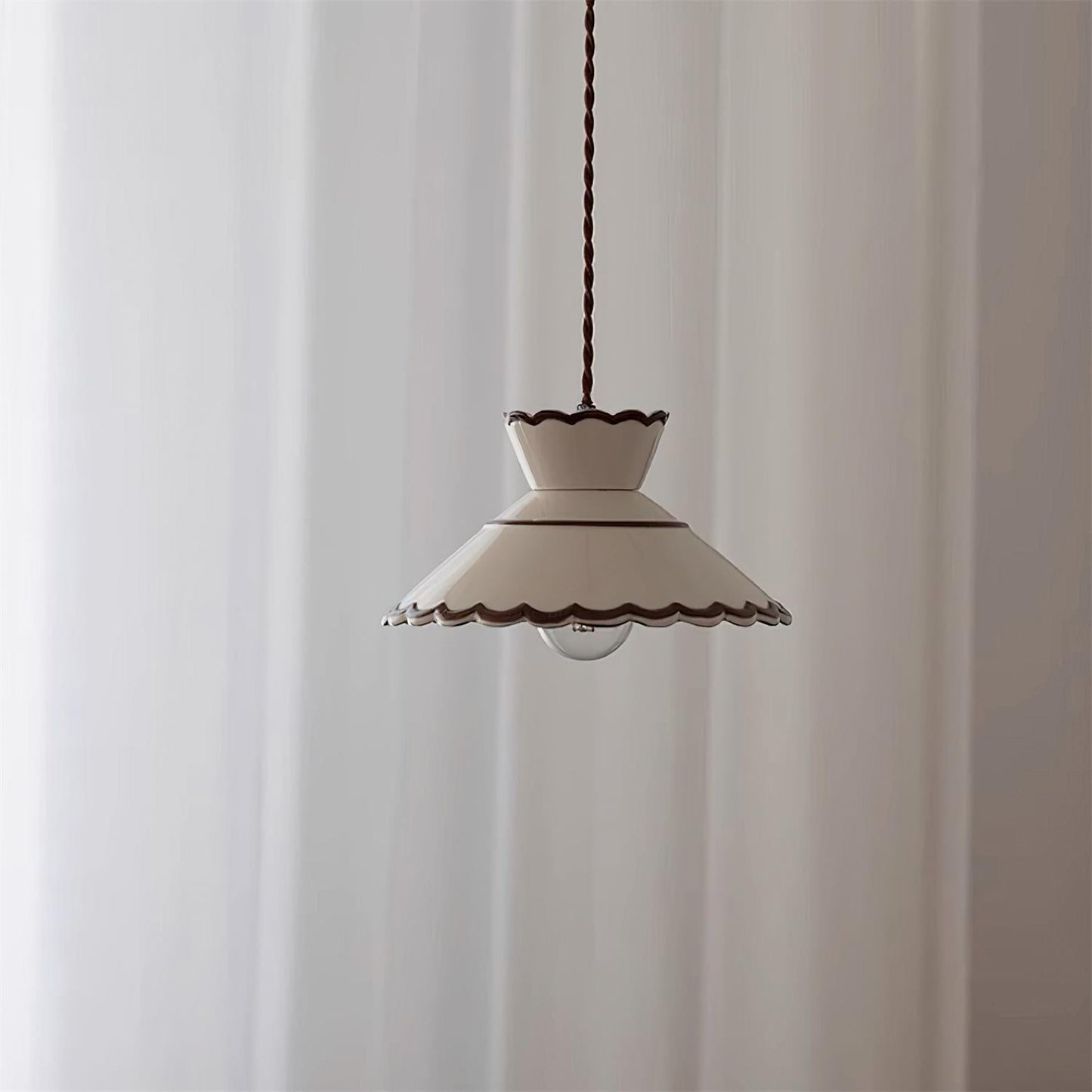 Olivia – Lampe en céramique suspendue rétro