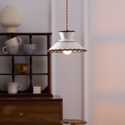 Olivia – Lampe en céramique suspendue rétro