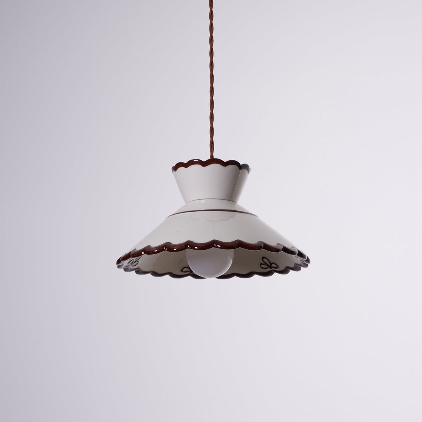 Olivia – Lampe en céramique suspendue rétro