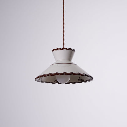 Olivia – Lampe en céramique suspendue rétro