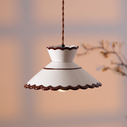 Olivia – Lampe en céramique suspendue rétro