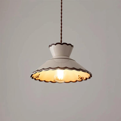 Olivia – Lampe en céramique suspendue rétro