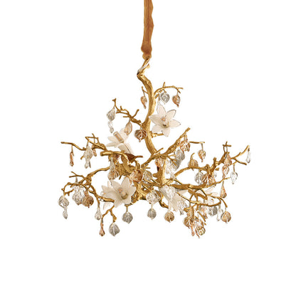 Fiori – Lustre en verre de cuivre