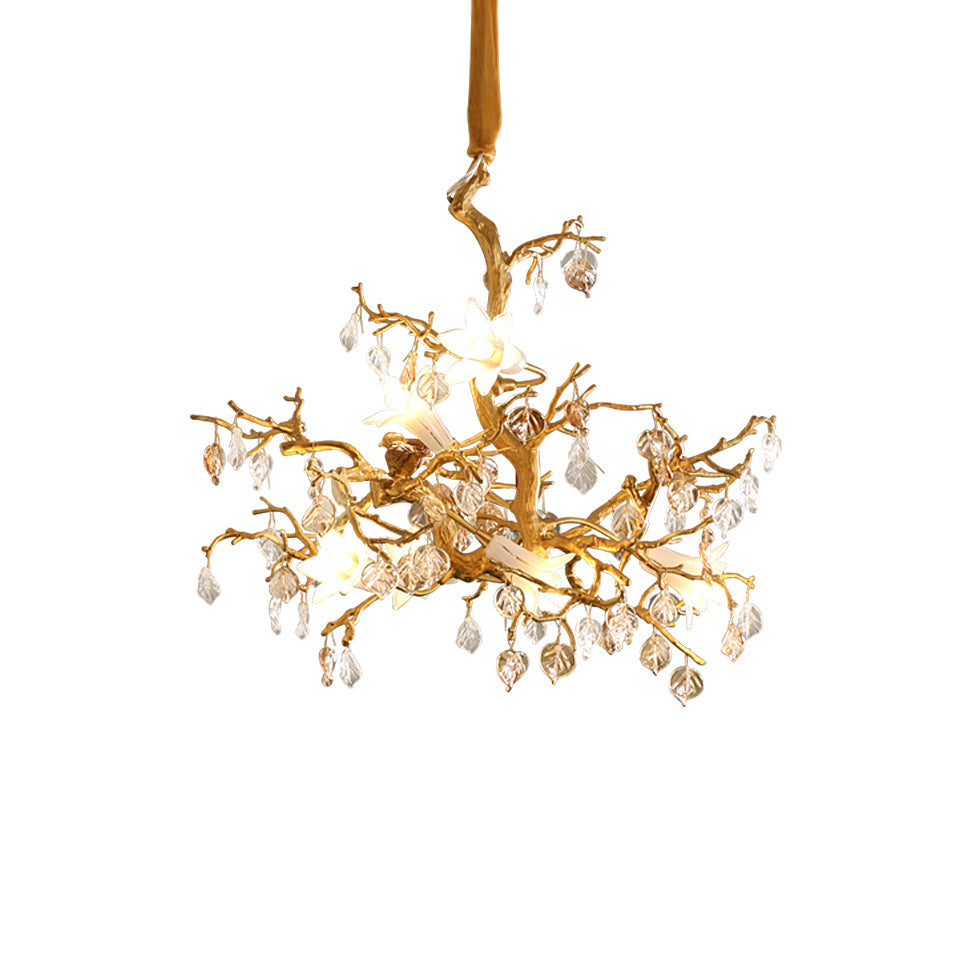 Fiori – Lustre en verre de cuivre