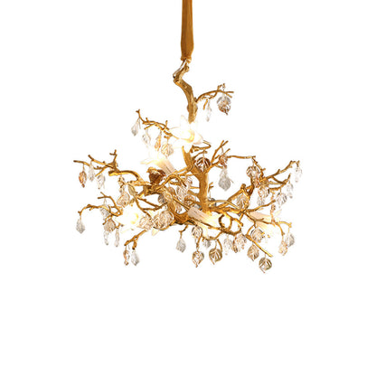 Fiori – Lustre en verre de cuivre