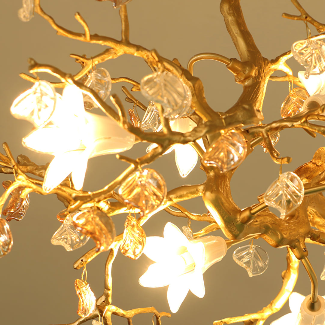 Fiori – Lustre en verre de cuivre