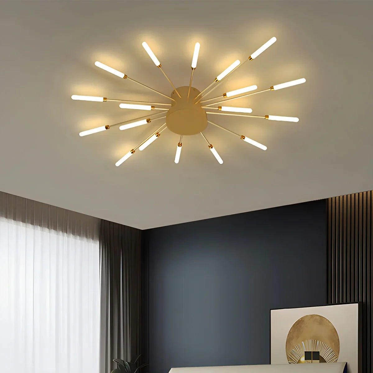 Haruka – Plafonnier LED feux d'artifice