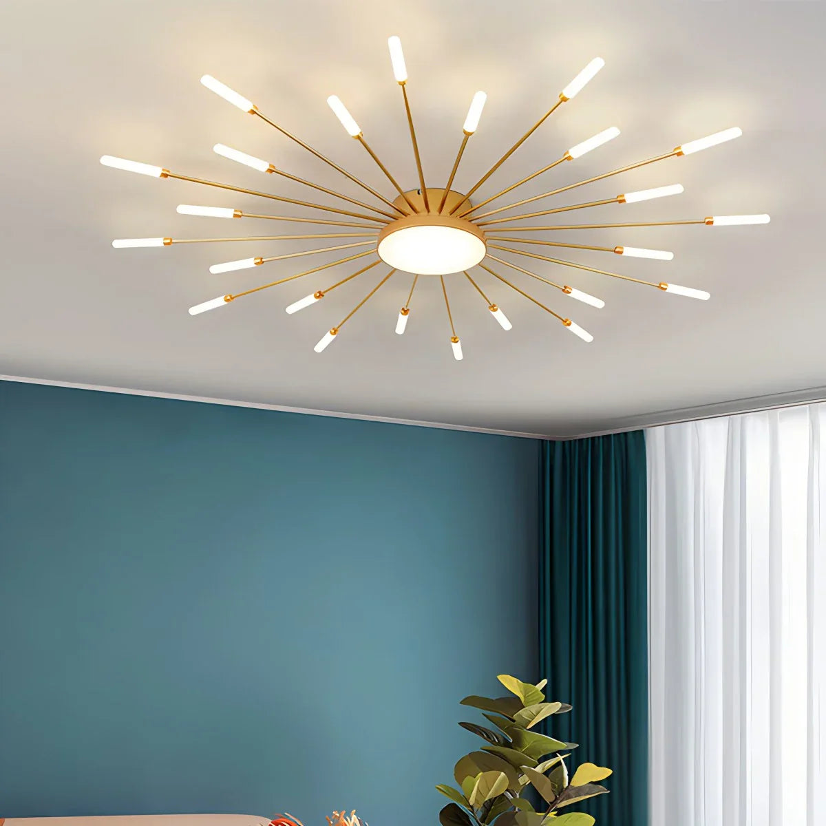 Satoshi – Plafonnier LED feux d'artifice