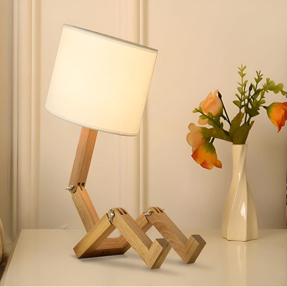 Edelwood – Lampe de table en bois