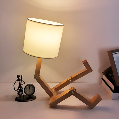 Edelwood – Lampe de table en bois