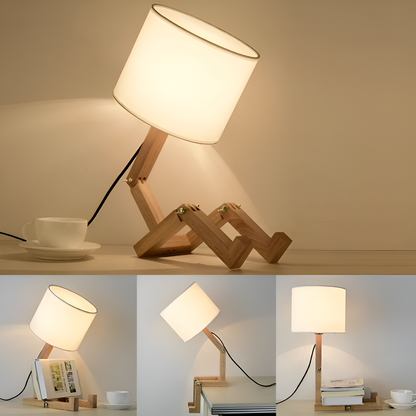 Edelwood – Lampe de table en bois