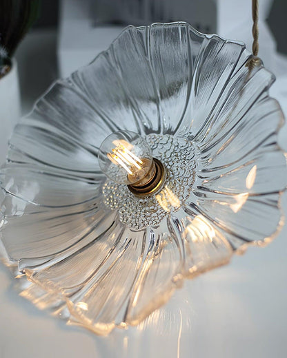Aki – Lustre en verre et laiton élégant