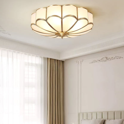 Clara – Lampe de plafond en cuivre simple