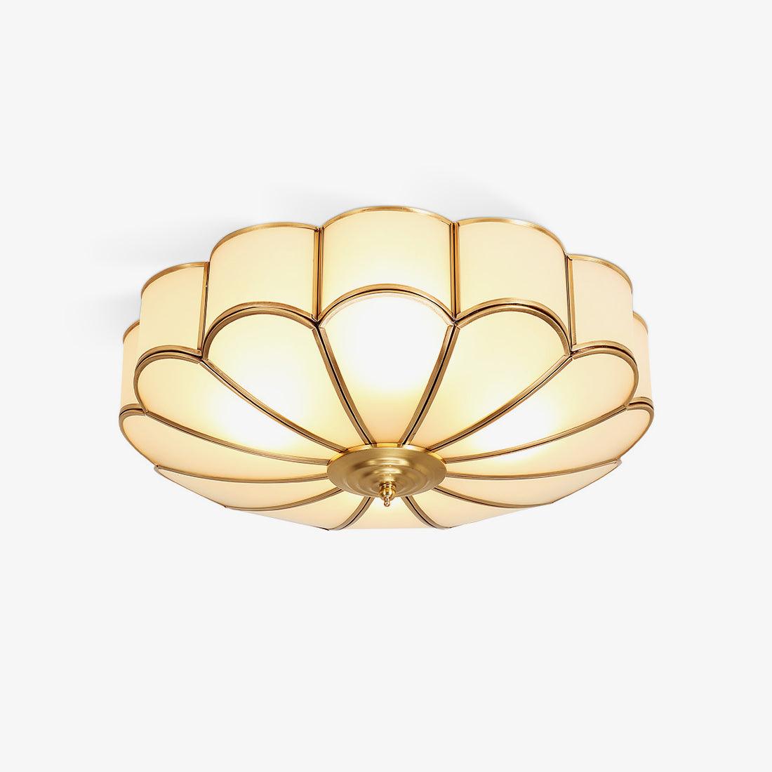 Clara – Lampe de plafond en cuivre simple