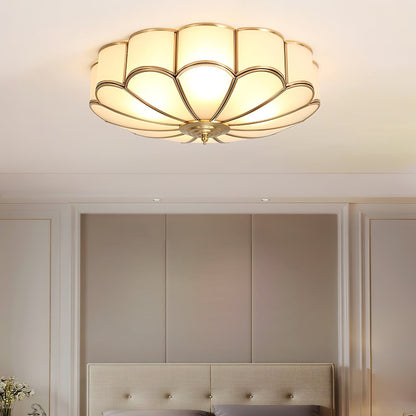 Clara – Lampe de plafond en cuivre simple