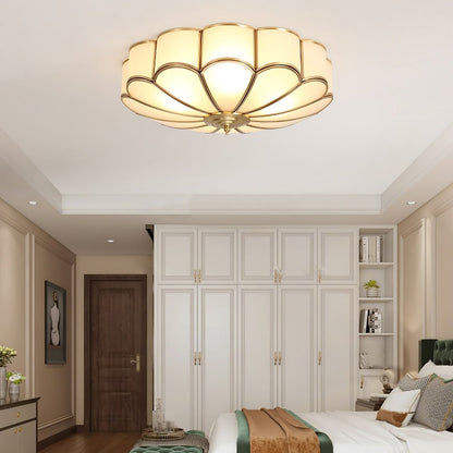 Clara – Lampe de plafond en cuivre simple