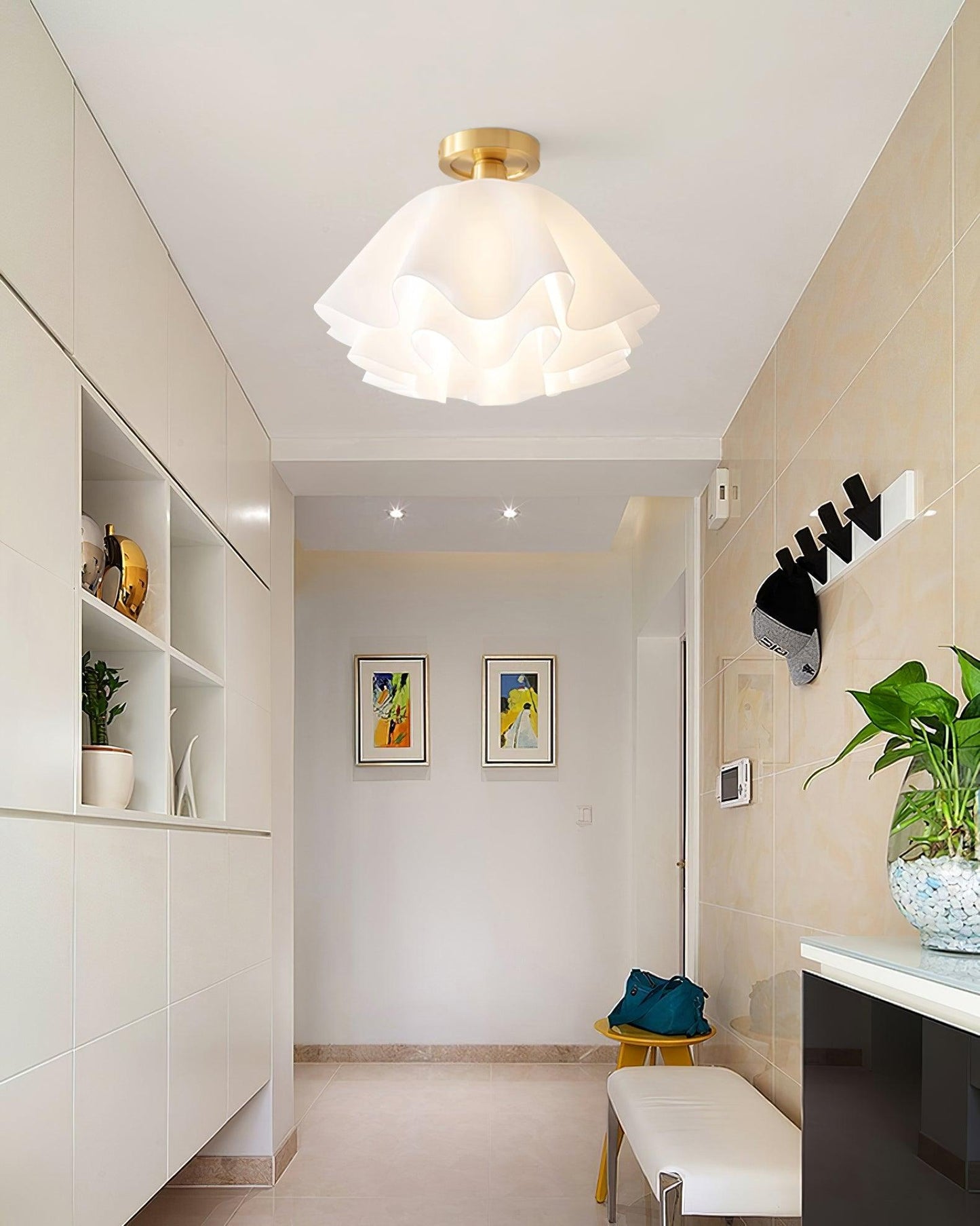 Plafonnier Gailon – Design géométrique et lumière douce
