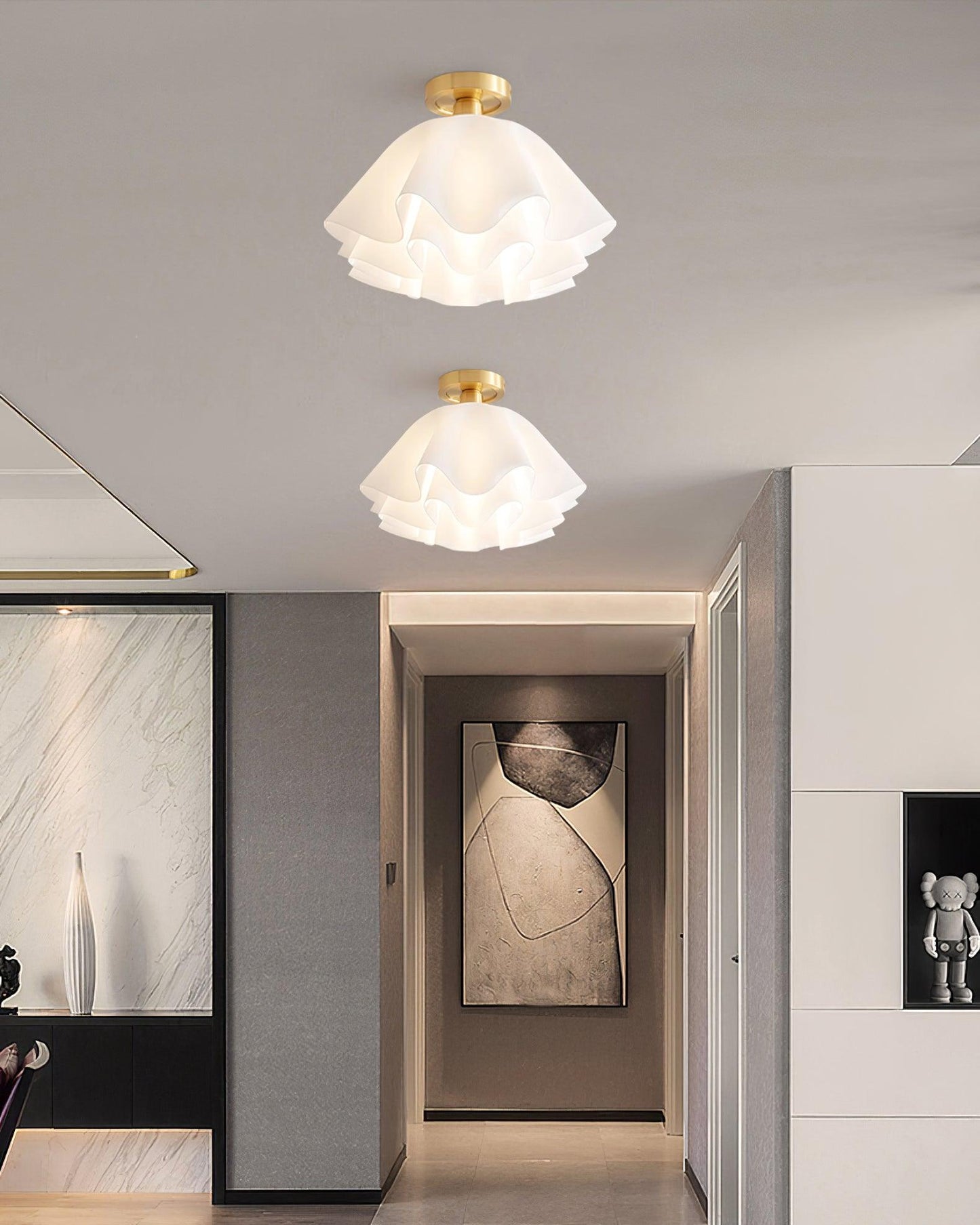 Plafonnier Gailon – Design géométrique et lumière douce