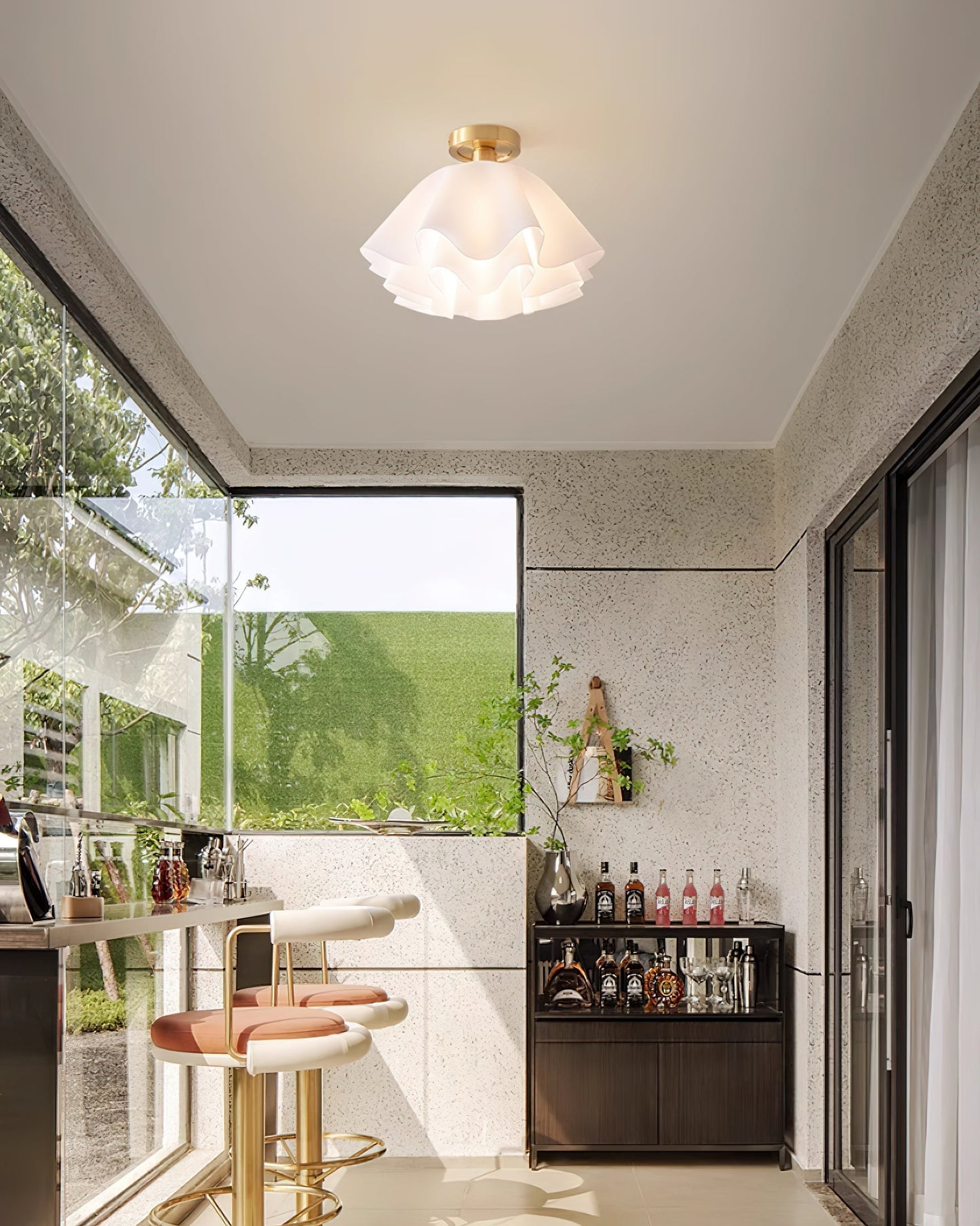 Plafonnier Gailon – Design géométrique et lumière douce
