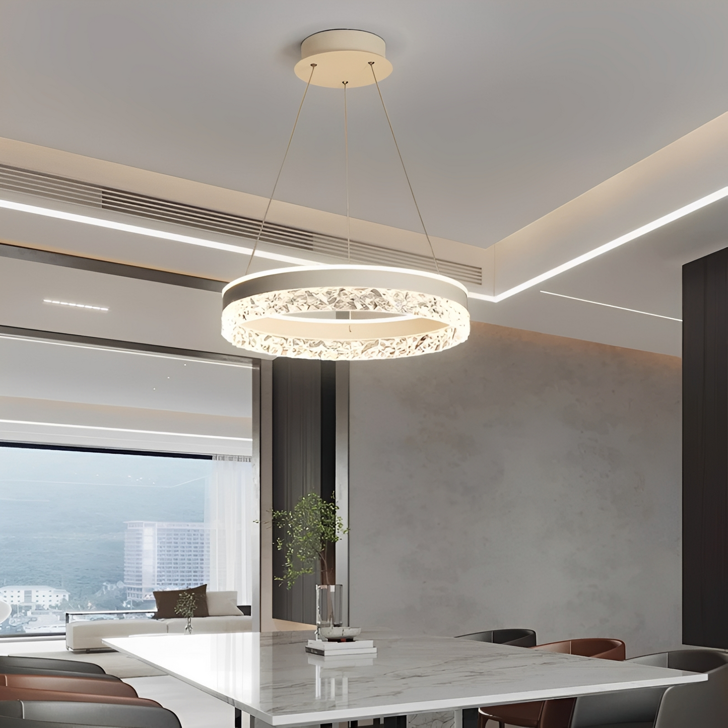 Carmelle – Lampe suspendue scandinave pour salle à manger