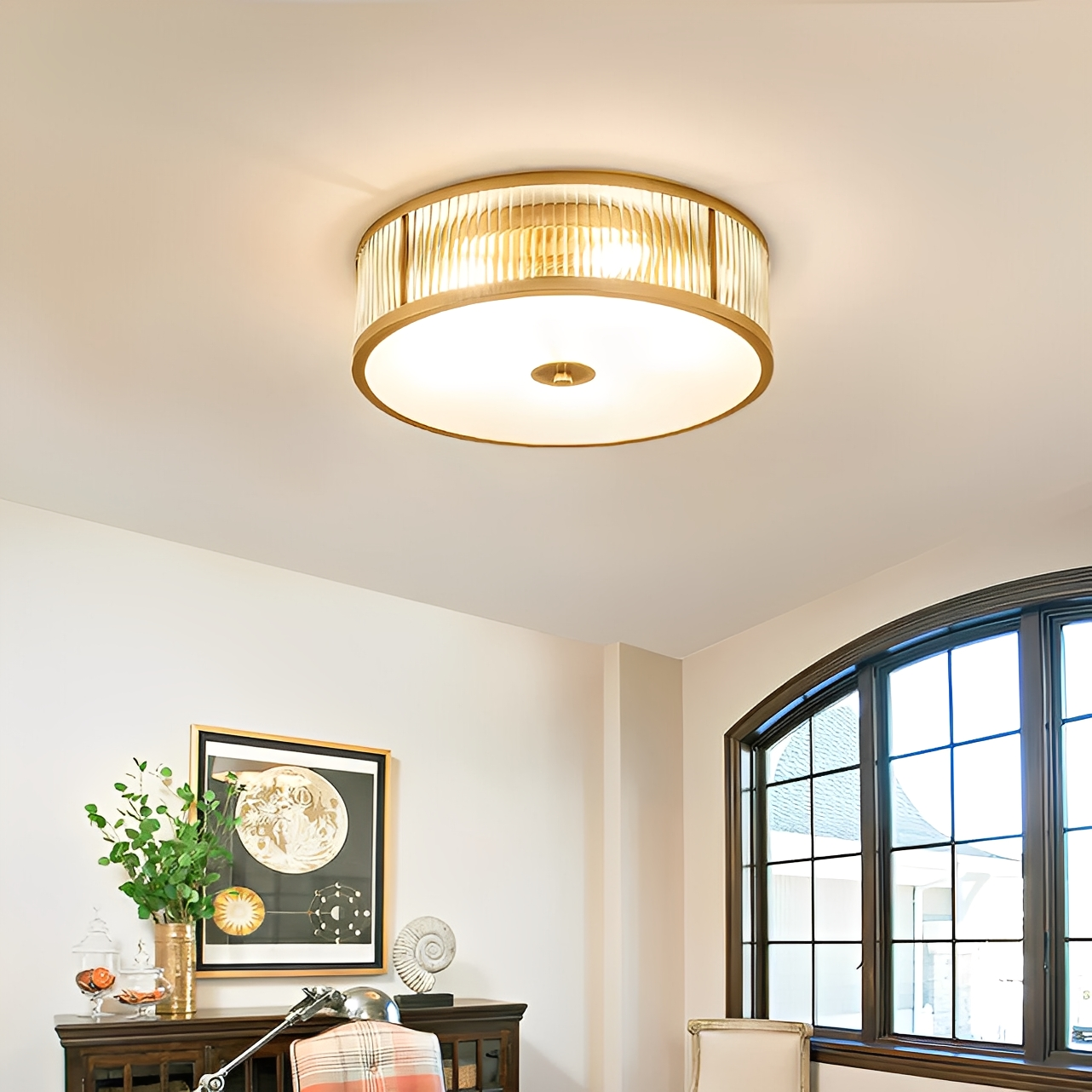 Rave – Plafonnier LED de style américain