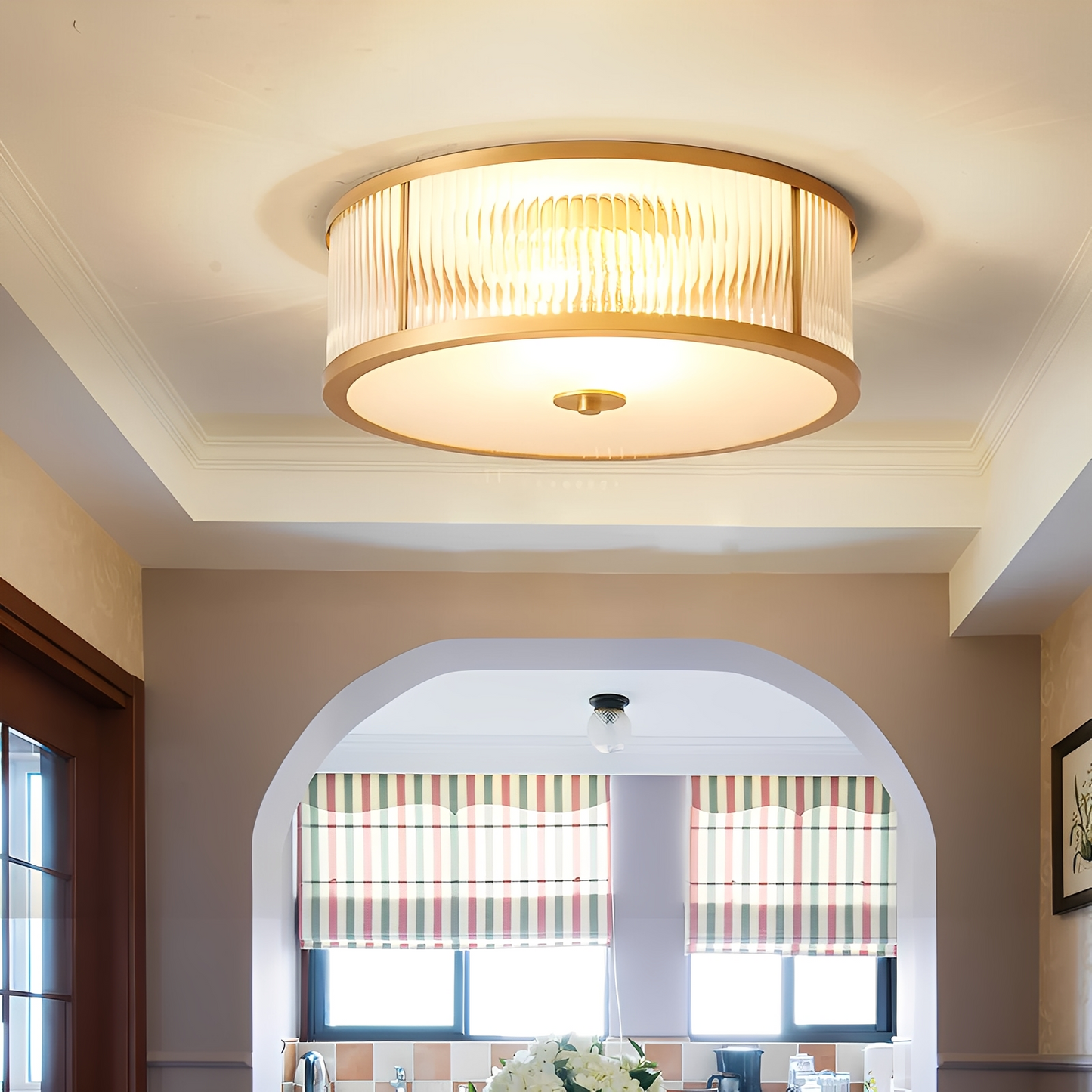 Rave – Plafonnier LED de style américain