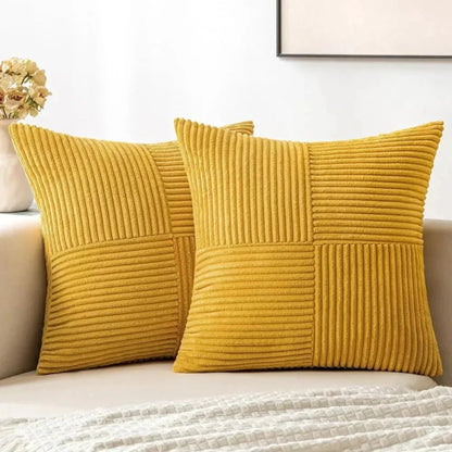 Rina – Housse de coussin en velours côtelé