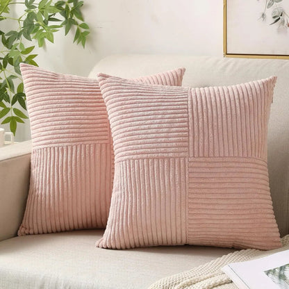 Rina – Housse de coussin en velours côtelé