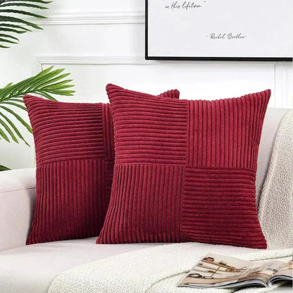 Rina – Housse de coussin en velours côtelé