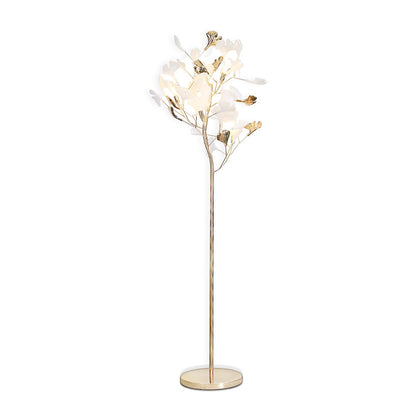 Sean – Lampe de sol avec design de feuille