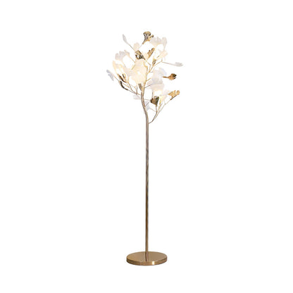 Sean – Lampe de sol avec design de feuille