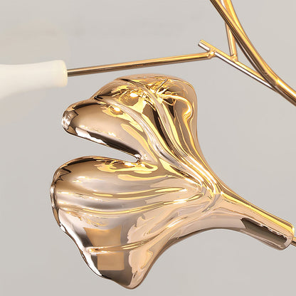 Sean – Lampe de sol avec design de feuille