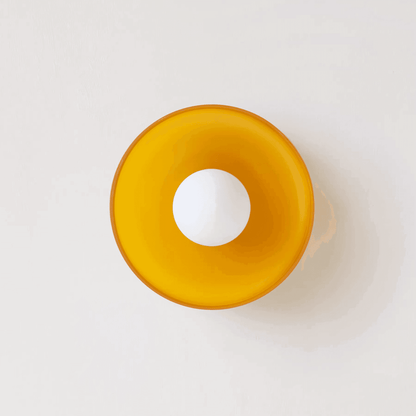 Rana – Plafonnier en verre rétro français