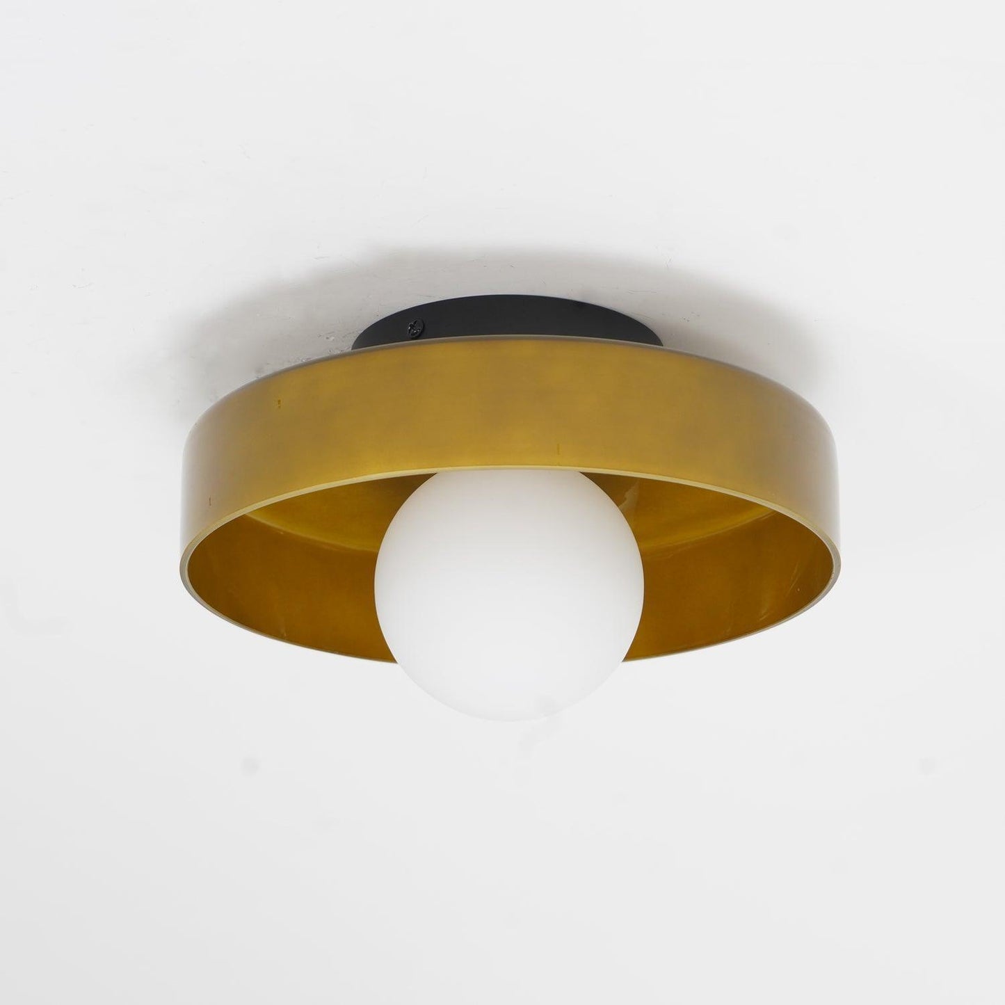 Rana – Plafonnier en verre rétro français