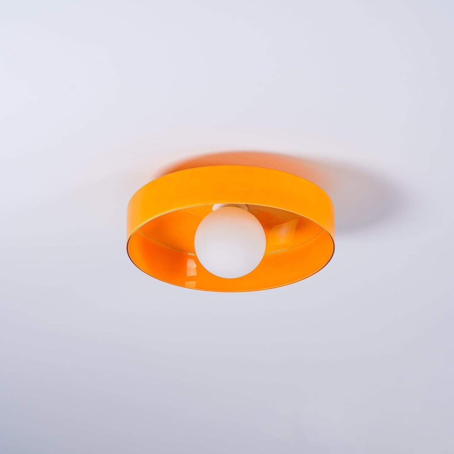 Rana – Plafonnier en verre rétro français