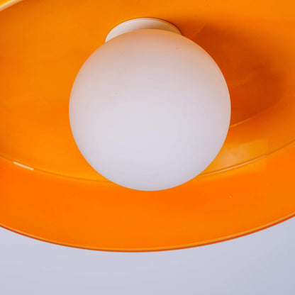 Rana – Plafonnier en verre rétro français