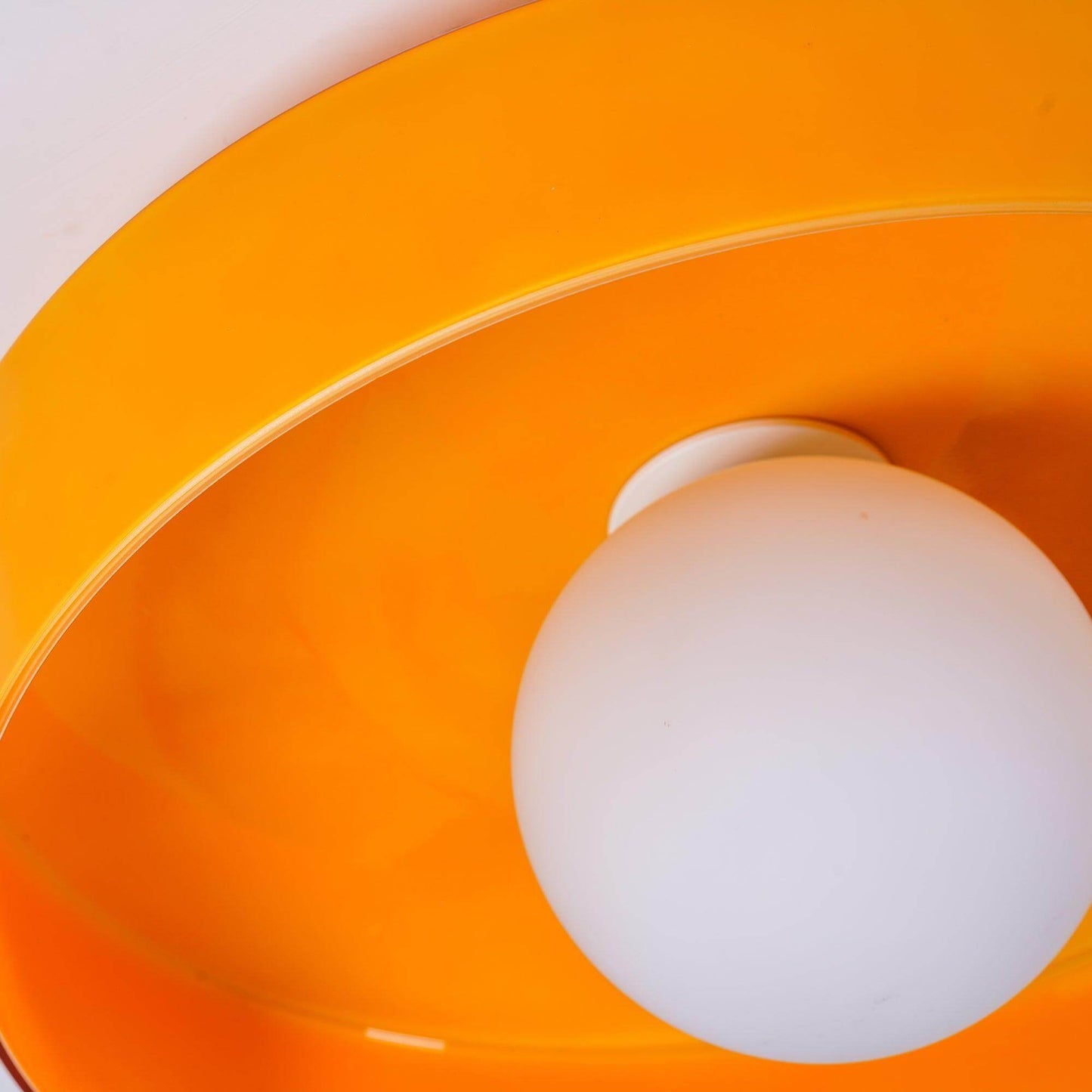Rana – Plafonnier en verre rétro français