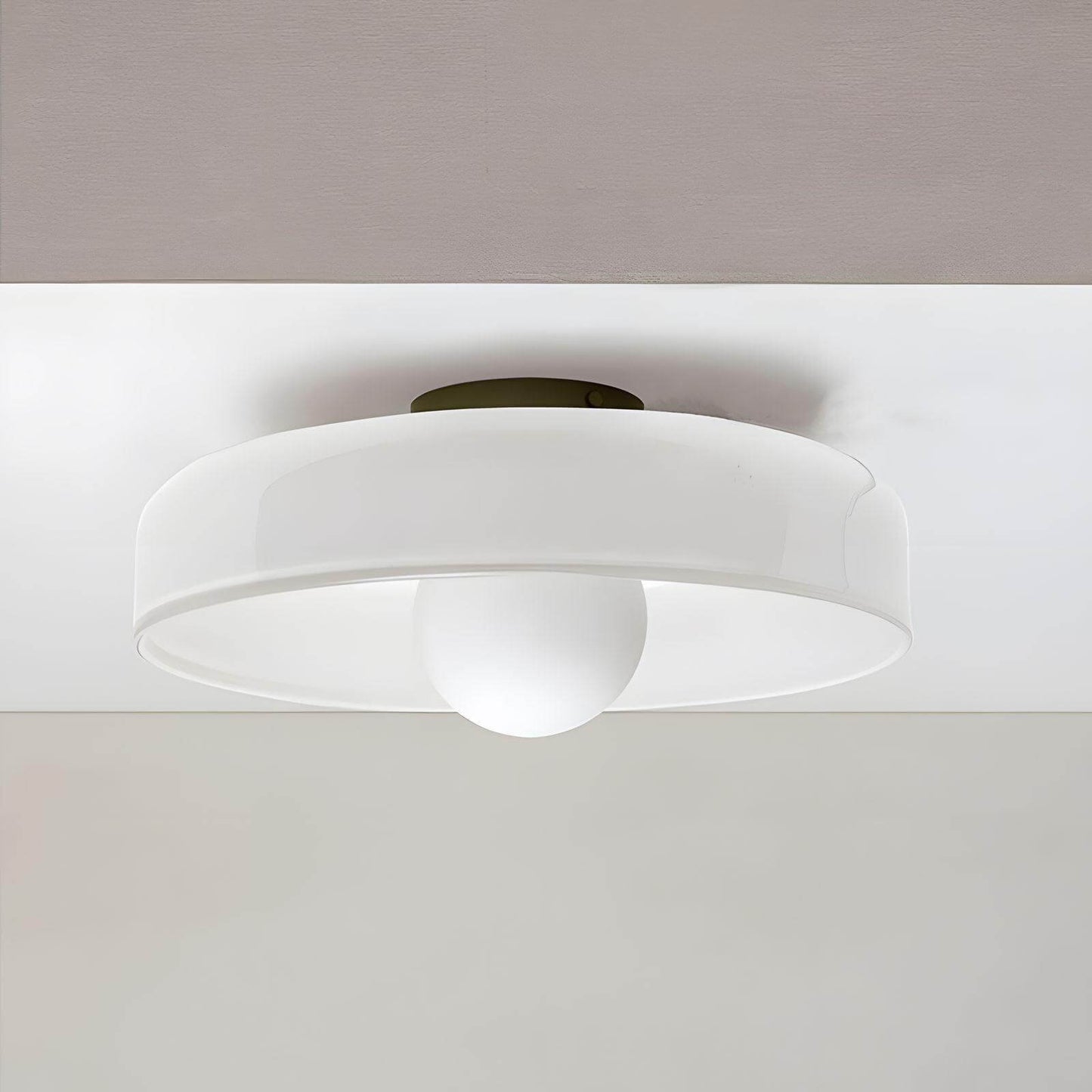 Rana – Plafonnier en verre rétro français