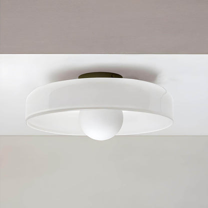 Rana – Plafonnier en verre rétro français