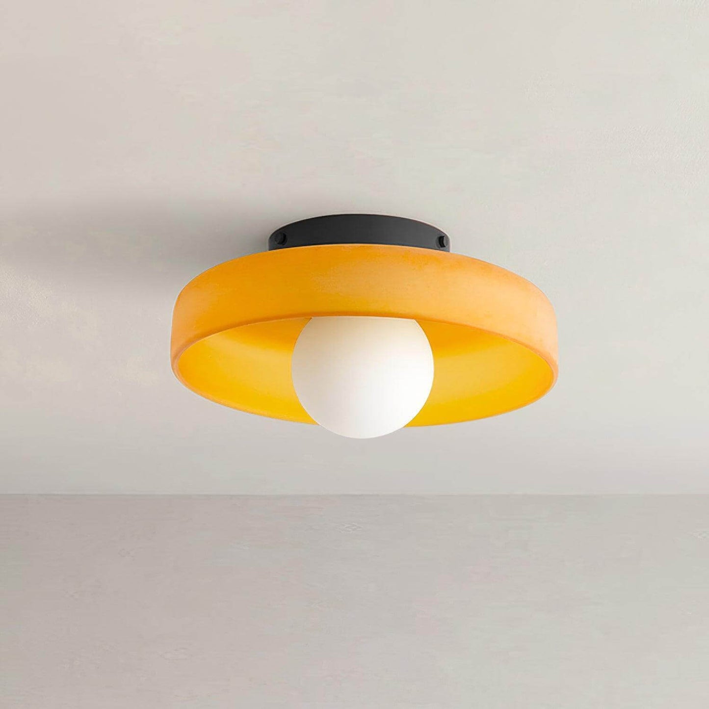 Rana – Plafonnier en verre rétro français