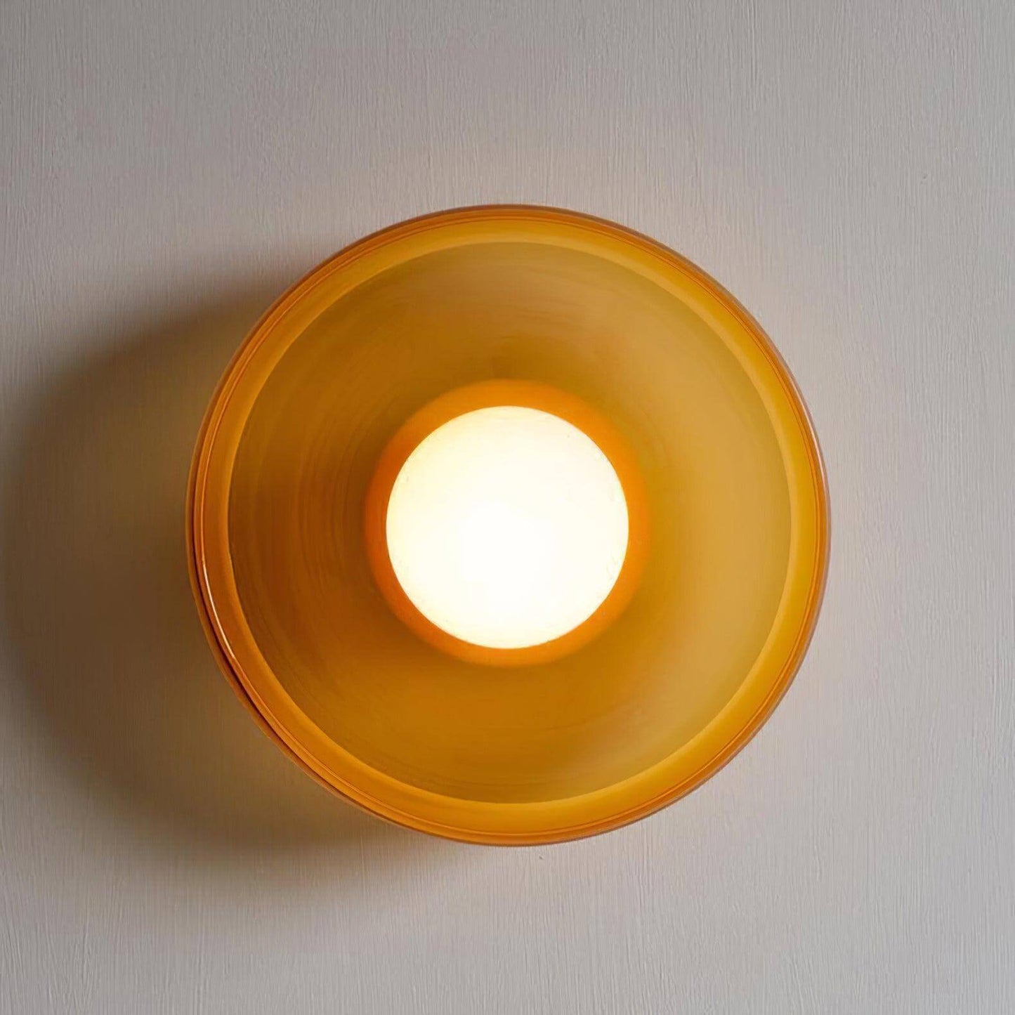 Rana – Plafonnier en verre rétro français