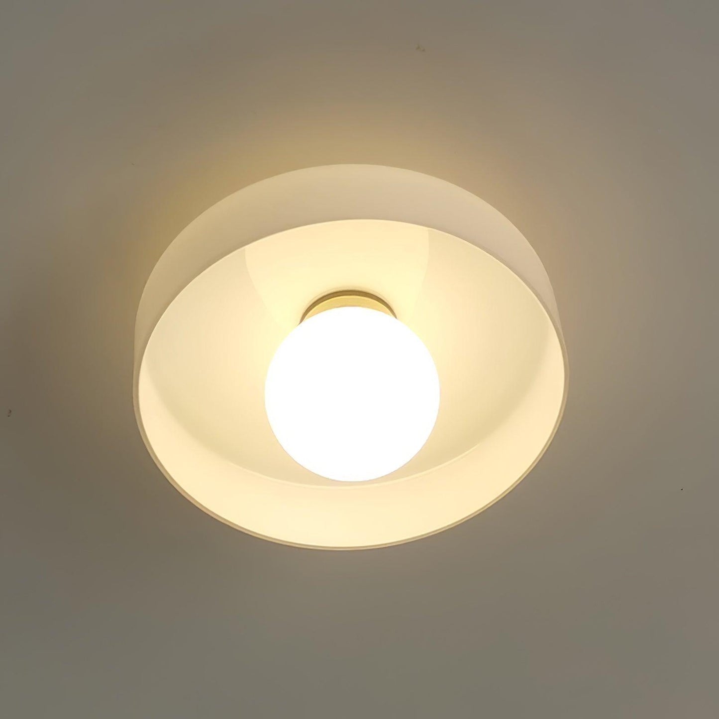 Rana – Plafonnier en verre rétro français